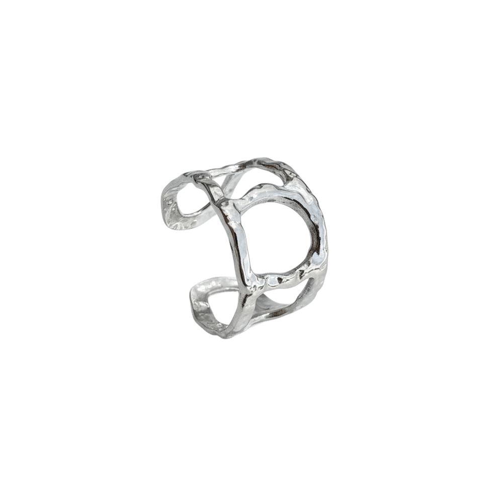 Léa - Bague en acier inoxydable