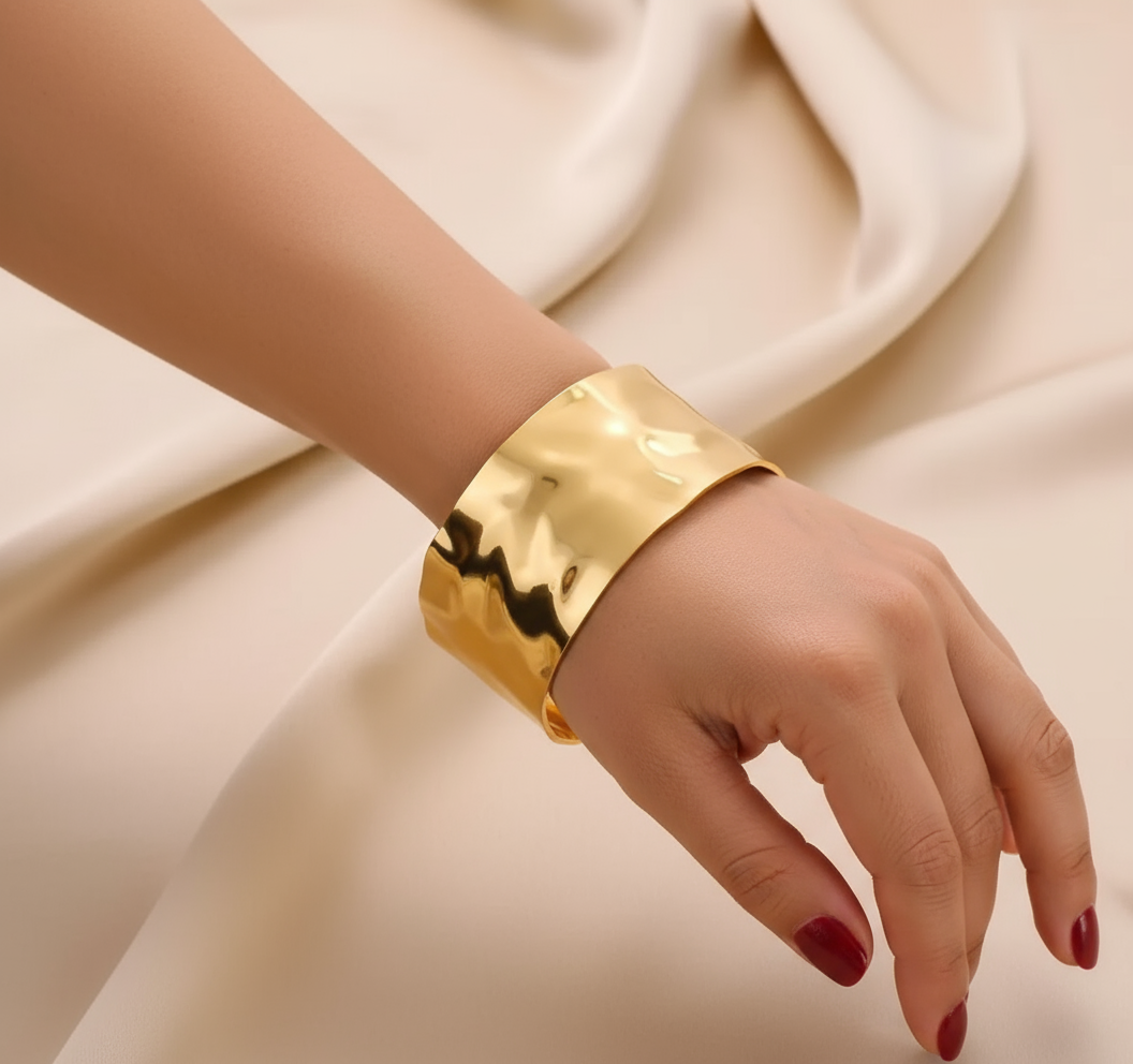 Ambre - Manchette dorée