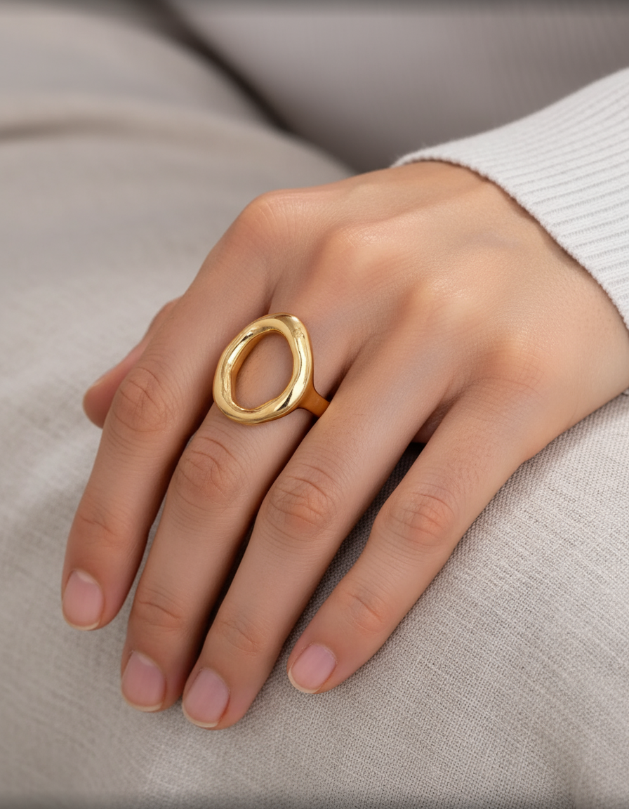 Valéria - Bague dorée