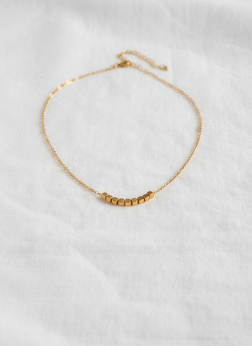 Amara - Collier doré acier inoxydable